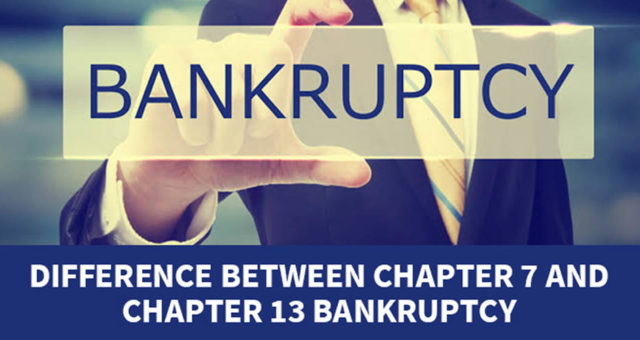 Difference between Chapter 7 and Chapter 13 Bankruptcy